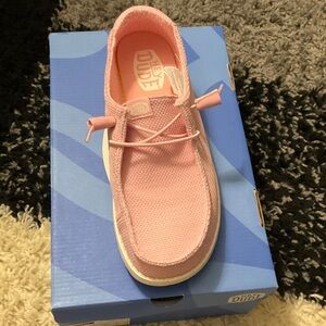 Hey Dude Women's Pink Slip-On Sneakers